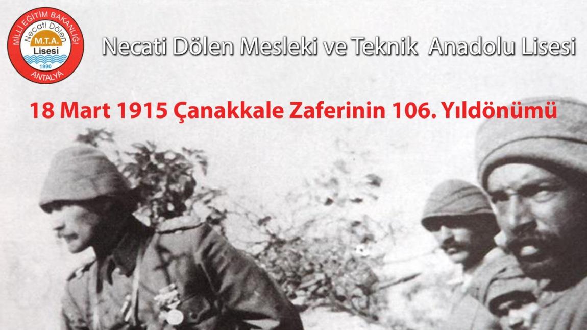 18 Mart (1915) Çanakkale Zaferi'nin 106. Yıl Dönümü